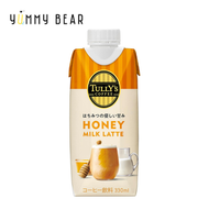 伊藤園 - TULLY’S COFFEE 蜂蜜拿鐵咖啡 330ml(平行進口-EXP：2025/07/28)