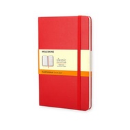 MOLESKINE 經典紅色硬殼筆記本 - L - 橫線 - 燙金服務