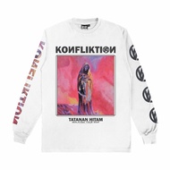 Heretic x Konfliktion - LS Tees - Tatanan Hitam Malaysia Tour 2024 White