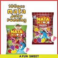 1.3kg(100pcs)  Dolphin Jelly With Nata De Coco / Pudding With Nata De Coco