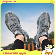 【Ready Stock】Man Shoes Yezzy Sneakers Kasut  Lelaki High Quality Breathable Flying Men's and Women's
