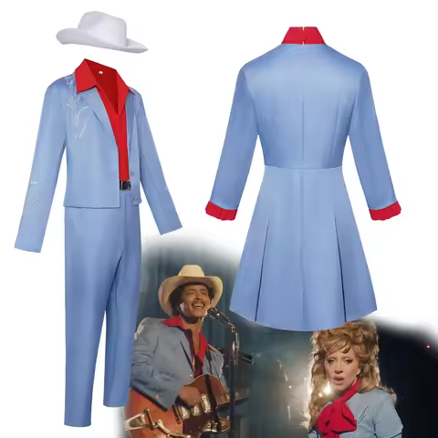 Gaga Cosplay Bruno Mars Die With A Smile Couple Cosplay Costume Retro Western Cowboy Outfit Hallowee