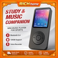 MP3 MP4 Player Bluetooth 5.4 Music Player FM Radio Portable Digital Pemain MP3 Pemain Muzik Radio FM