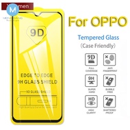9D Full Glue OPPO F11 F7 A5S A7 Screen Protector Realme 1 2 3 pro x F9 Protective Glass Film