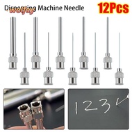 YOLANDA 12Pcs Industrial Glue Injection Needle, Blunt Tip 8G-30G Fluids Dispensing|Needle,  Metal 25