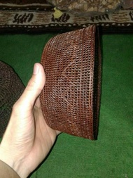 Peci Dari Bahan Jangang / Kopiah Jangang Asli Kalimantan Bentuk Bulat