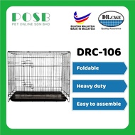 DR. CAGE DRC-106 1 Door Pet Cages Wrought Iron with Powder Coating / Dog Cage / Sangkar Anjing