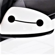 Baymax Eyes Car Decal Mirror Sticker Cute Unique Funny