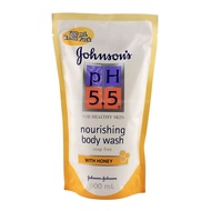 JOHNSON'S pH 5.5 Honey Body Wash Refill 500ml