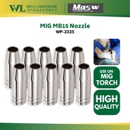 MB15 CO2 Nozzle for MIG Welding Torch / kepala mig torch welding accessories part /mb15 gas nozzle /