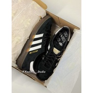 Kazima| Adidas Handball Spezial Black Rubber Sole White Retro German Training Shoes DB3021