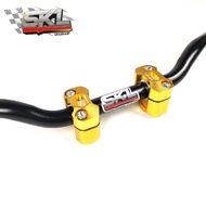 SETANG STANG STIR RZR PLUS RAISER DUDUKAN CNC STANG RZR MODEL SUPERMOTO HEREX PNP WR 155 DTRACKER KL