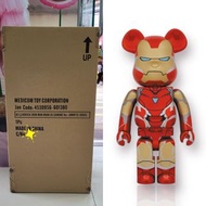 全新現貨 實體店 bearbrick be@rbrick ironman iron man mark 85 mk85 chrome 電鍍 1000 1000％ 1000％