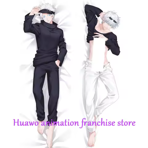 Anime Dakimakura Pillow Satoru Gojo 2-Side Print Pillowcase Hugging Body Cushion Cover Otaku Waifuri