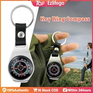 Outdoor Mountain Climbing Buckle Compass Mini Keychain Compass Portable Metal Survival Compass