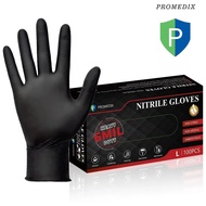 PROMEDIXPHeavy-Duty6milNitrileCleaningGloves,100-CountDisposableRegularWaterproofGloves,Latex-Free,P
