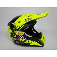 [AMAN] HELM KEREN HELM JPX CROSS X23 SUPER BLACK TRAIL SUPER CROSS