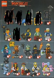 LEGO 旋風忍者電影系列 ninjago movie minifigures 71019 70614 70631