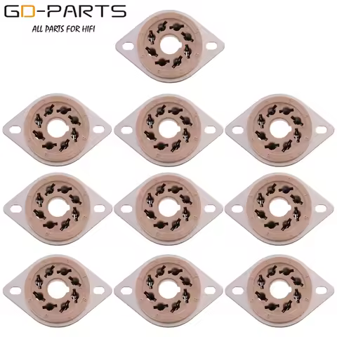 8Pin Octal Electron Tube Socket Base For EL34 KT88 6V6 GZ34 6550 KT120 EL37 GZ32 Hifi Audio Tube AMP