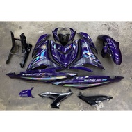 Yamaha Y15ZR Coverset Purple Cover set Chrome Black