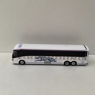 IR HO IXO 1/87 MCI motorcoach D4505 Grey Dog Bus Bus Model Alloy