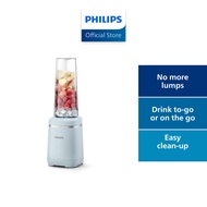 (NEW) Philips HR2620/40 | Pearl Blue Mini Blender | 0.6L | Blend n Go BPA-Free Tritan Tumbler |  350