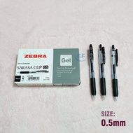 Gel Pen (0.5) or (0.7) . Zebra Sarasa Clip