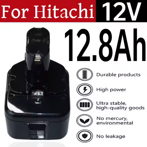 For Hitachi cordless power tools 12V 12.8Ah NICD replaceable battery EB1214S, EB1212S, EB1220BL, eb1
