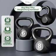 EzLife 6kg/8kg/10kg Kettlebell Weightlifting dumbbell Gym Training Home Fitness Shaping Squat 壶铃 居家 