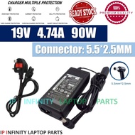 ASUS 4.74A 5.5*2.5MM AIO V222 V222F K46 K53 K43 A45V A53S A55 A43s Chromebox 3 4 Laptop Adapter Char