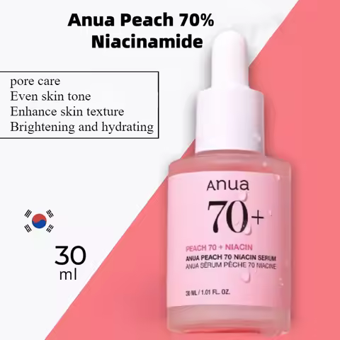 Anua Peach 70 Niacinamide Face Serum Brightening Moisturizing Whitening Essence Reduce Fine Lines Da