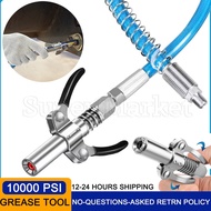 Grease Gun Coupler Tooling Manual Grease Pump Head Syringe Lubrication Nozzle Oil Filling Tool Grease Injector Nipple