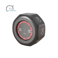 Digital Timer with LED Screen Multi-Hexagon Cube Timer 90-Minute Sensor 7 Set Time Management Tools