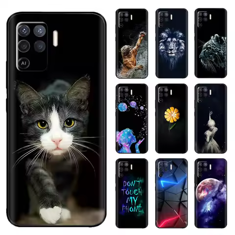 Phone Cover For Oppo Reno 5 Lite Soft TPU Silicone Back Case For Oppo Reno5 Z Reno 5 F Z Lite 5F 5Z 