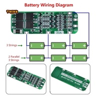 12 6V Charging Module with 3S 20A Lithium Battery BMS Protection Board