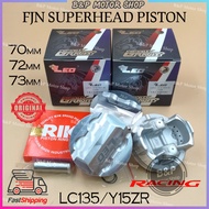 LC135/Y15ZR 70mm 72mm 73mm LEO Racing FJN Superhead Piston 4 Valve Dome