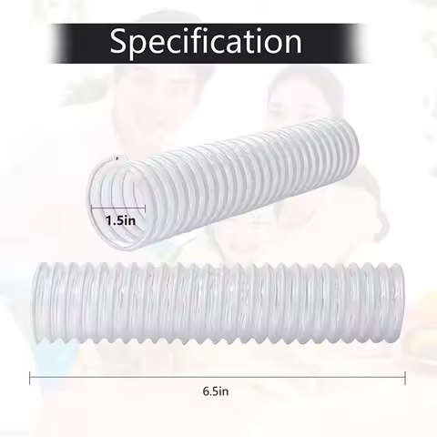 AA81-Lower Duct Hose Replacement 1-1/2Inch For Shark Rotator Vacuum Cleaner NV341, NV470, NV472, NV5
