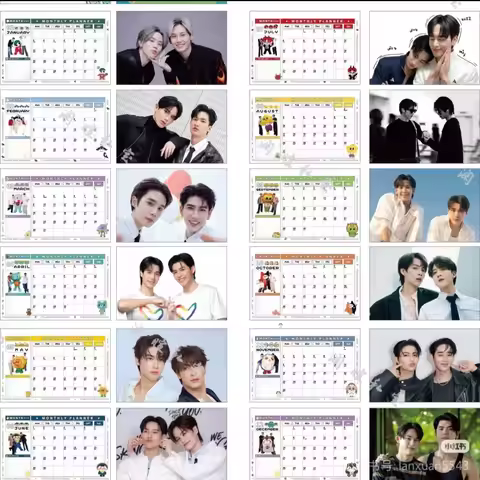 2026 New Not Official Gmmtv Pondphuwin Joongdunk Bounprem FirstKhaotung Jimmy Sea Junior Mark 2026 C