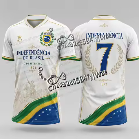2026 Men’s Brazil Independence Day Soccer Jersey September 7th Patriotic Football Shirt Autumn Fashi