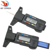 Black digital tire tread depth gauge 0-25MM Tire wear detection Car Tire Inspection Tool