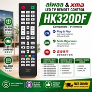Compatible For AIWA / XMA Android Smart Flat Panel LED TV Remote Control HK320DF