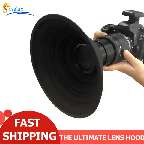 The Ultimate Lens Hood for Nikon Canon Sony Camera Lens 50-90mm Take Reflection-Free Photos Video Si