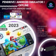 [Android Emulator][Pendrive] 128gb Pendrive Type C Emulator PlayStation PS1 | PSP | PS2 For Android 