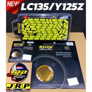SPROCKET SET JRP 415 132L YELLOW SPOKET GOLD 28T-42T FRONT SPOKET GOLD 14/15/16T SPOKET JRP YELLOW 4