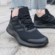 adidas | รองเท้าวิ่ง Adidas AlphaComfy สำหรับผู้ชาย สีดำ รองเท้าวิ่งแบบสวม ระบายอากาศได้ดี รองเท้าวิ