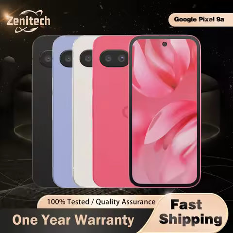 Original Google Pixel 9A 5G Mobile Phone NFC 8GB+128GB 120Hz P-OLED HDR 6.3'' 48MP+13MP Tensor G4 Oc