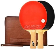 DPWH Table Tennis Racket, Pen-hold, Horizontal Shot, Nine-star Double-sided Anti-adhesive Finished Ping Pong, Single Shot, Single Pack, Suitable For Training, Participate In Competitions