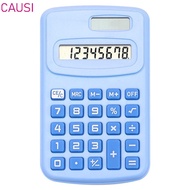 CAUSI Mini Pocket Calculator, 8-Digit Large LCD Display Scientific Calculator, Portable Silent 8-Dig