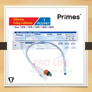 PRIMES 100% SILICONE FOLEY CATHETER (12FR/14FR/16FR/18FR/20FR)
