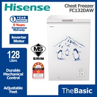 HISENSE 128L Chest Freezer Peti Beku ( FC132DAW )